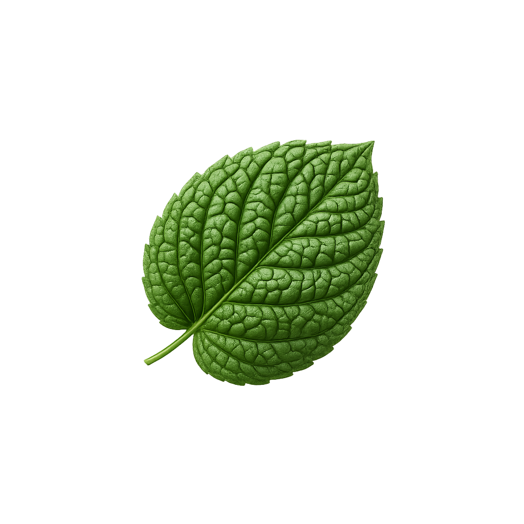 Hoja de Menta Decorativa